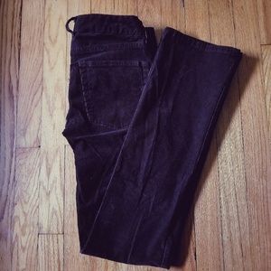 J CREW Favorite Fit Corduroy Jeans Brown 25R